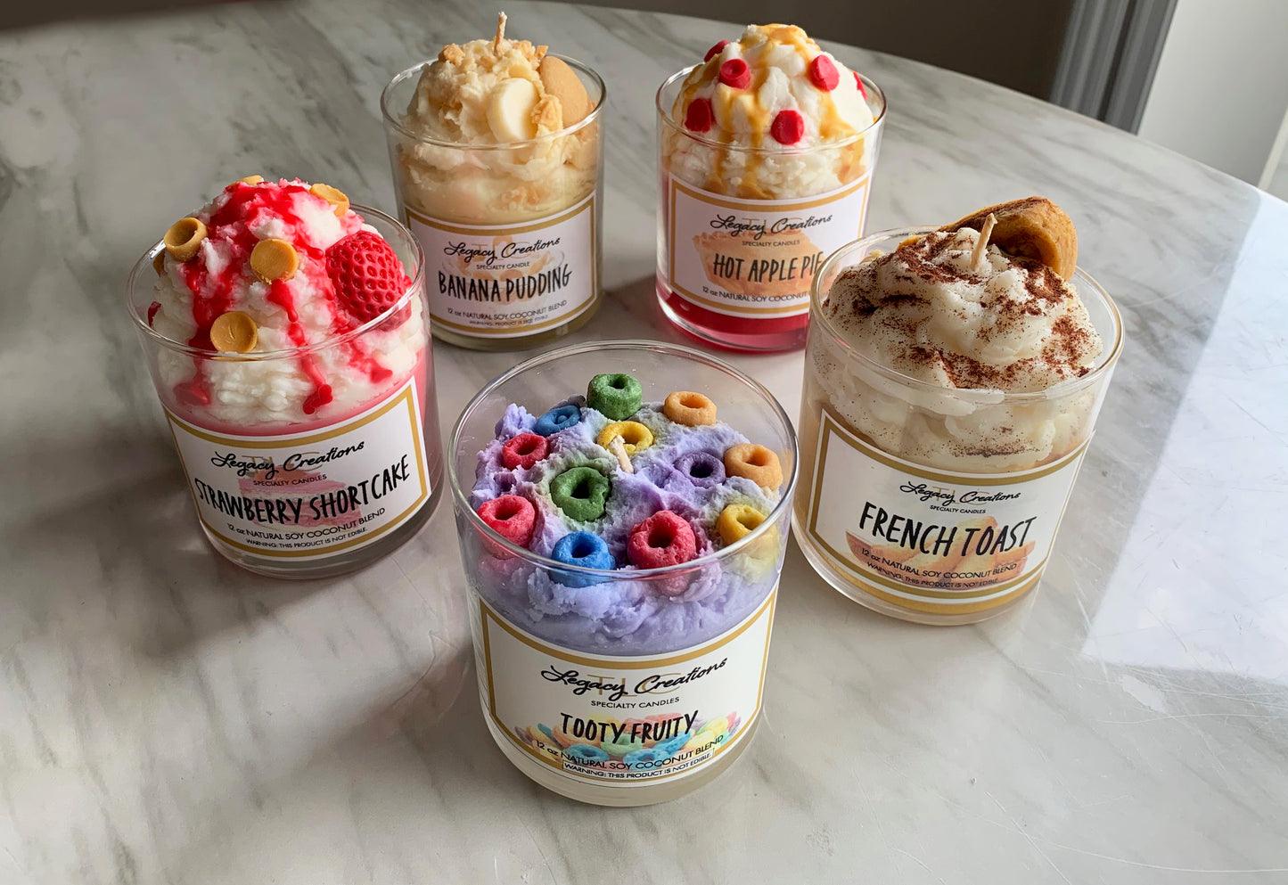 Tooty Fruity Specialty 12 oz Dessert Candle