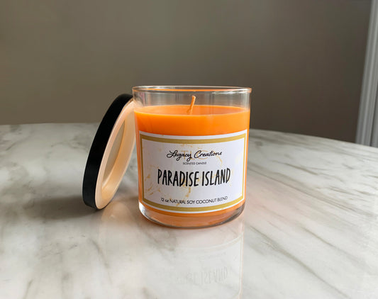 Paradise Island Scented 12 oz Candle
