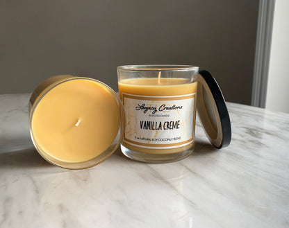 Vanilla Creme Scented 12 oz Candle