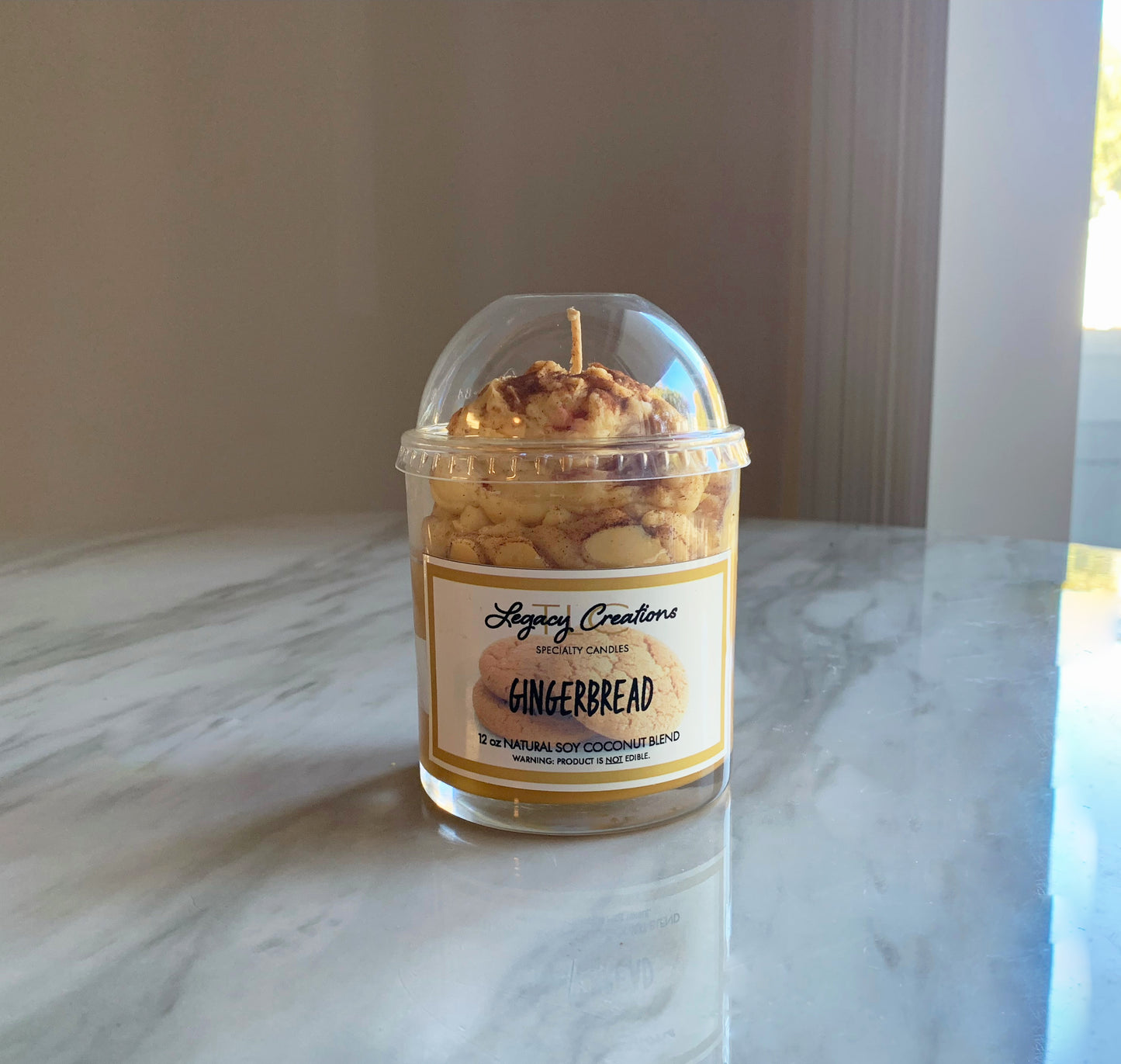 Gingerbread 12 oz Specialty Dessert Candle