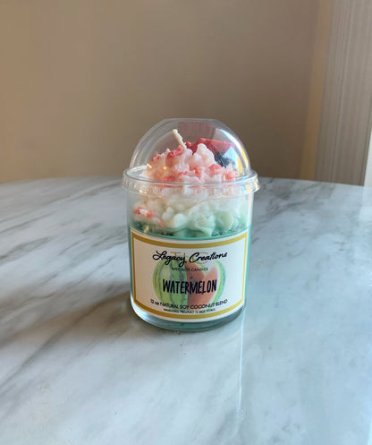 Watermelon Specialty 12 oz Dessert Candle