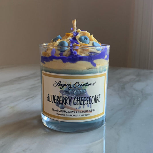 Blueberry Cheesecake Specialty 12 oz Dessert Candle
