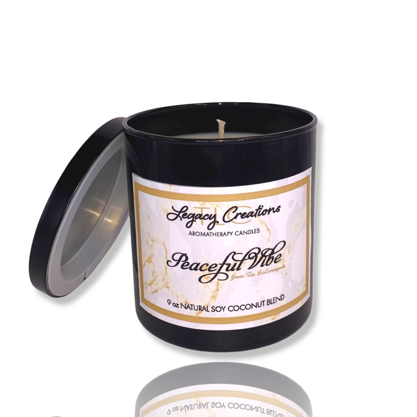 Peaceful Vibe 12 oz Aromatherapy Candle - Natural Soy Blend Candle